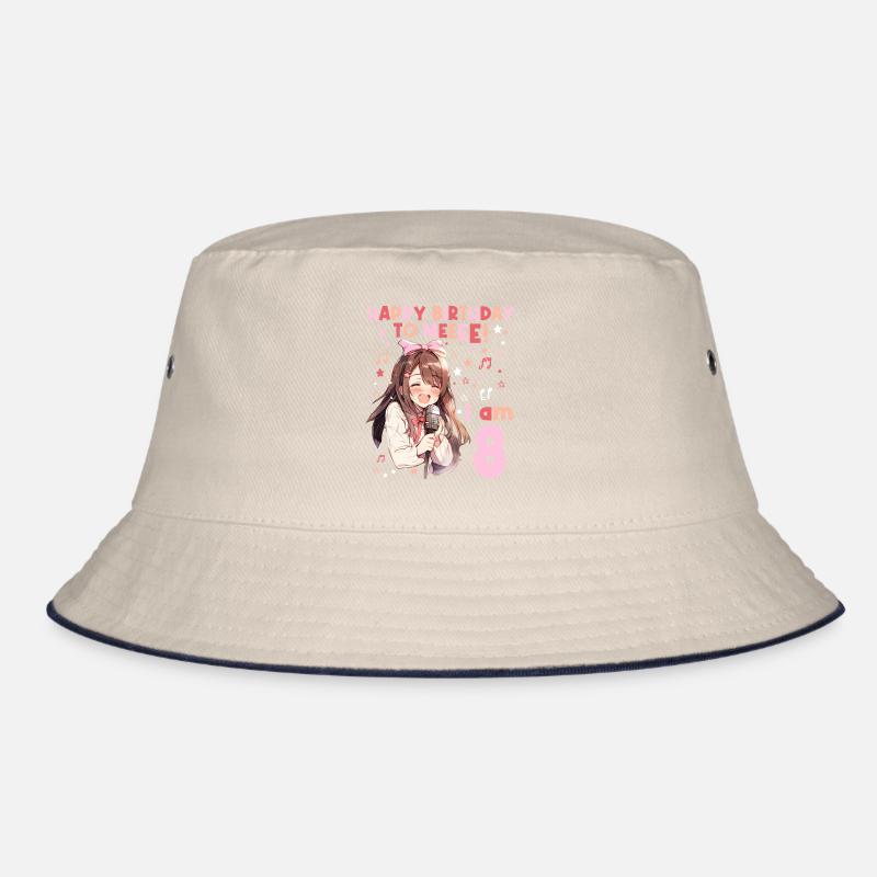 Anime Mandga K-Pop KPop Mädchen 8. Geburtstag Bucket Hat