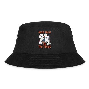 Hocus-pocus on tax focus accountant Halloween - Bucket Hat - black - Front - Lela (165cm)