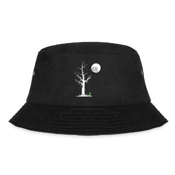 Zombie Tree, Zombie Alarm Clock - Bucket Hat - black - Front - Lela (165cm)