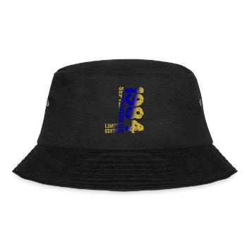 1984 September Limited Edition 39. Geburtstag Deko - Bucket Hat - Schwarz - Vorne - Lela (165cm)