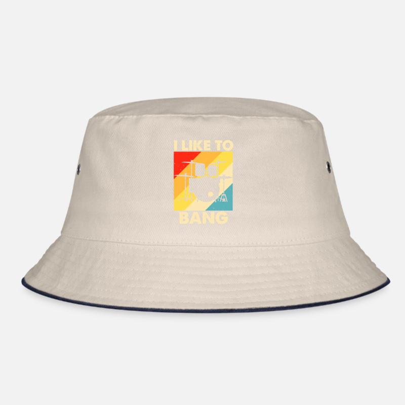 Schlagzeug Schlagzeuger Drummer Bucket Hat