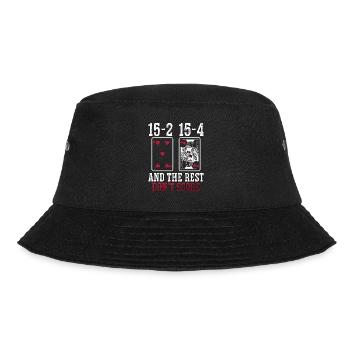 Cribbage 15-2 15-4 And The Rest Loves Board Game - Bucket Hat - black - Front - Lela (165cm)