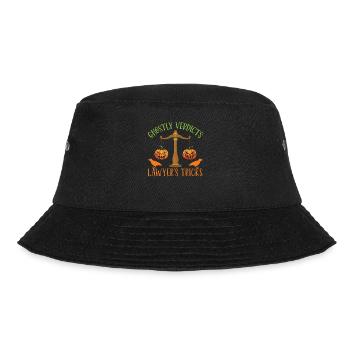 Gespenstische Urteile Anwalts-Tricks Anwalt Hallow - Bucket Hat - Schwarz - Vorne - Lela (165cm)
