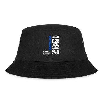 1982 September Limited Edition 41. Geburtstag Deko - Bucket Hat - Schwarz - Vorne - Lela (165cm)
