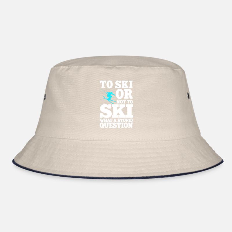 Lustiger Ski Spruch Geschenk Bucket Hat