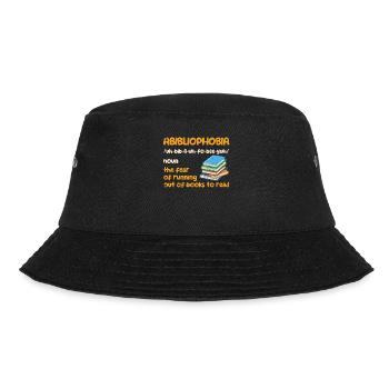 Abibliophobia Bibliophilia Fear of reading - Bucket Hat - black - Front - Lela (165cm)