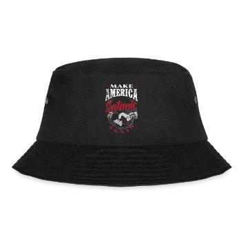 Satan Make America Satanic Again Occult - Bucket Hat - black - Front - Lela (165cm)