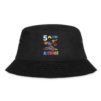 5 And Awesome Birthday Pandas Five Years - Bucket Hat - black - Front - Lela (165cm)