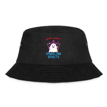 Grimmige Gespenster funkelnde Geister Hausmeister - Bucket Hat - Schwarz - Vorne - Lela (165cm)