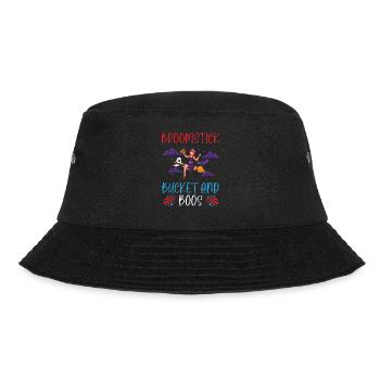 Broomstick Bucket and Boos Caretaker Halloween - Bucket Hat - black - Front - Lela (165cm)