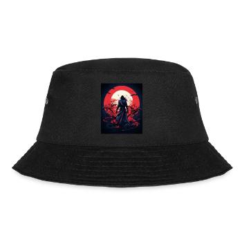 Tirage d’art ninja japonais - Bob - noir - Devant - Lela (165cm)
