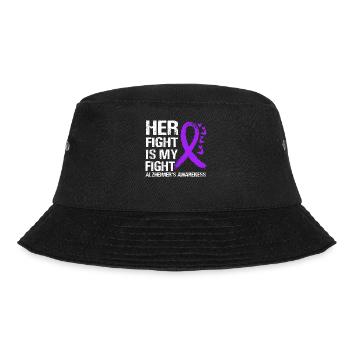 Kampf gegen Alzheimer - Bucket Hat - Schwarz - Vorne - Lela (165cm)