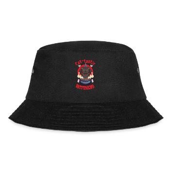 Cat Witch Occult Gothic Dark Satanic - Bucket Hat - black - Front - Lela (165cm)