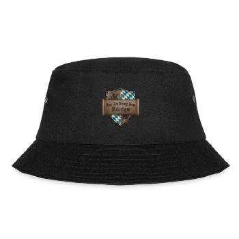 Im Auftrag des Königs Bayern Lustige Sprüche Humor - Bucket Hat - Schwarz - Vorne - Lela (165cm)