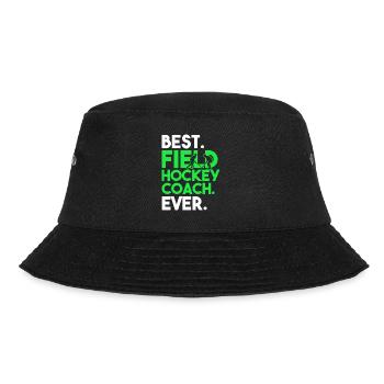 Field Hockey Best Field Hockey Coach Ever - Bucket Hat - black - Front - Lela (165cm)