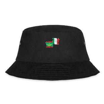 Mauretanien Italien Flagge Italienisch Mauretanier - Bucket Hat - Schwarz - Vorne - Lela (165cm)