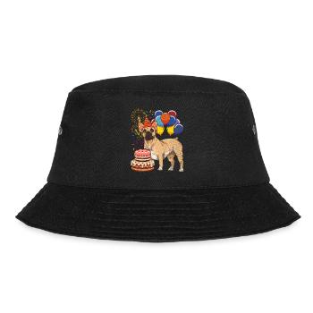 Dog Birthday Gift French Bulldog - Bucket Hat - black - Front - Lela (165cm)