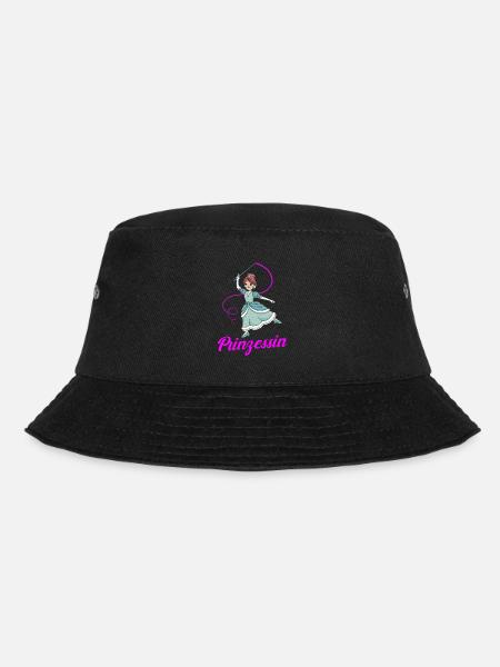 Prinzessin - Bucket Hat - Schwarz