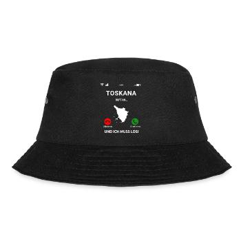 Toskana Italien Toscana Urlaub Venedig - Bucket Hat - Schwarz - Vorne - Lela (165cm)