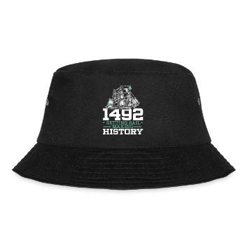 1492: Setting Sail - Making History - Kolumb - Bucket Hat - black - Front - Lela (165cm)