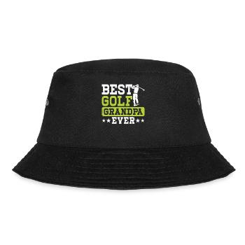 Golf Golfer Opa - Bucket Hat - Schwarz - Vorne - Lela (165cm)