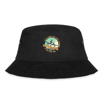 If it doesn't work out the first time - Bucket Hat - black - Front - Lela (165cm)