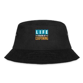 Lustiges Extrem Couponing Coupon Geschenk - Bucket Hat - Schwarz - Vorne - Lela (165cm)