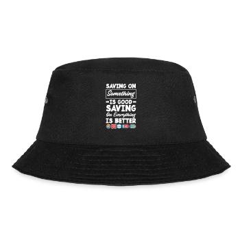 Lustiges Extrem Couponing Coupon Geschenk - Bucket Hat - Schwarz - Vorne - Lela (165cm)