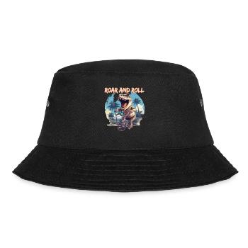 T-Rex Fahrrad Dinosaurier Tyrannosaurus - Bucket Hat - Schwarz - Vorne - Lela (165cm)