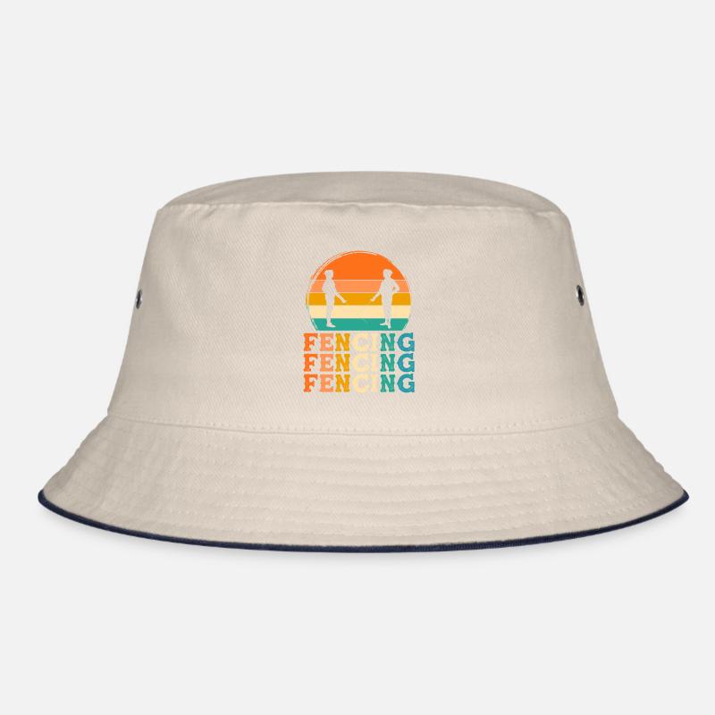 Fechter Retro-Design Fechter Geschenk Bucket Hat