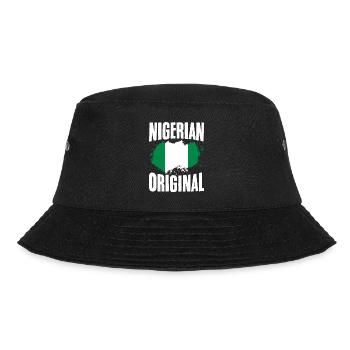 Awesome Nigerian Original Nigeria Flag For - Bucket Hat - black - Front - Lela (165cm)