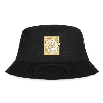 Kitsune Japan Anime Kawaii Vanilla Milk - Bucket Hat - black - Front - Lela (165cm)