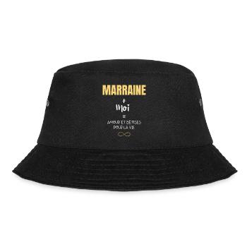 Marraine et moi amour et bêtises pour la vie - Bob - noir - Devant - Lela (165cm)