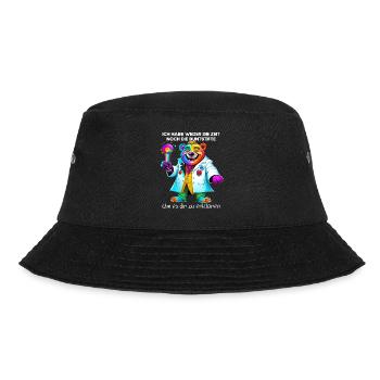 Ich habe weder die Zeit noch die Buntstifte - Bucket Hat - Schwarz - Vorne - Lela (165cm)