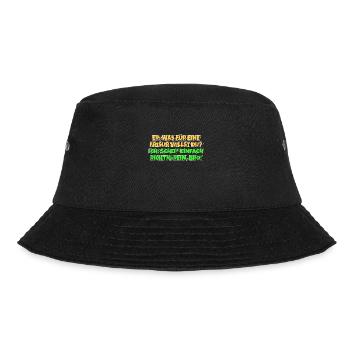 Frisör Meme Friseur Lustige Frisur - Bucket Hat - Schwarz - Vorne - Lela (165cm)