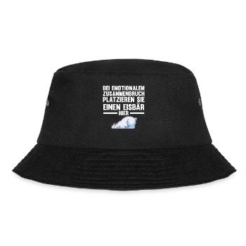 Eisbär Eisbären - Bucket Hat - Schwarz - Vorne - Lela (165cm)
