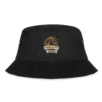Baking Is My Meditation Pastry Chef Hobby Baker - Bucket Hat - black - Front - Lela (165cm)