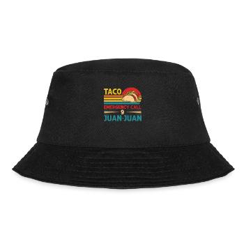 Taco Notfall 9 Juan Retro Taco Squad Mexiko - Bucket Hat - Schwarz - Vorne - Lela (165cm)