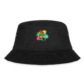 Eat Paint Splatter Funny Paintball Lover - Bucket Hat - black - Front - Lela (165cm)
