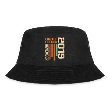 2019 November Birthday gift. November 2019 - Bucket Hat - black - Front - Lela (165cm)
