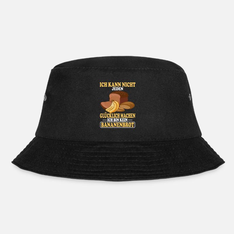 Bananen Brot Bäcker - Bucket Hat - Schwarz