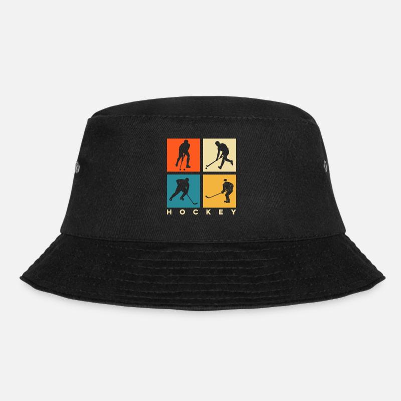 Hockey - Bucket Hat - Schwarz