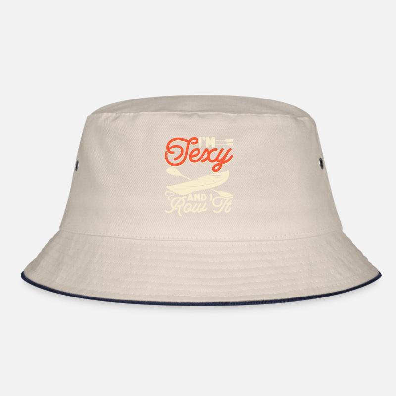 Kajak Kajakfahrer Kajaker Bucket Hat