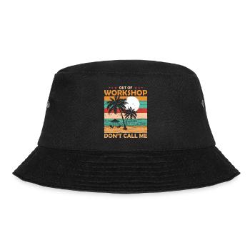 Engineer retirement from the workshop pension - Bucket Hat - black - Front - Lela (165cm)