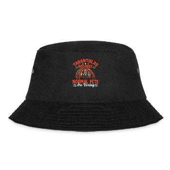 Normale Haustiere Sind Langweilig - Bucket Hat - Schwarz - Vorne - Lela (165cm)