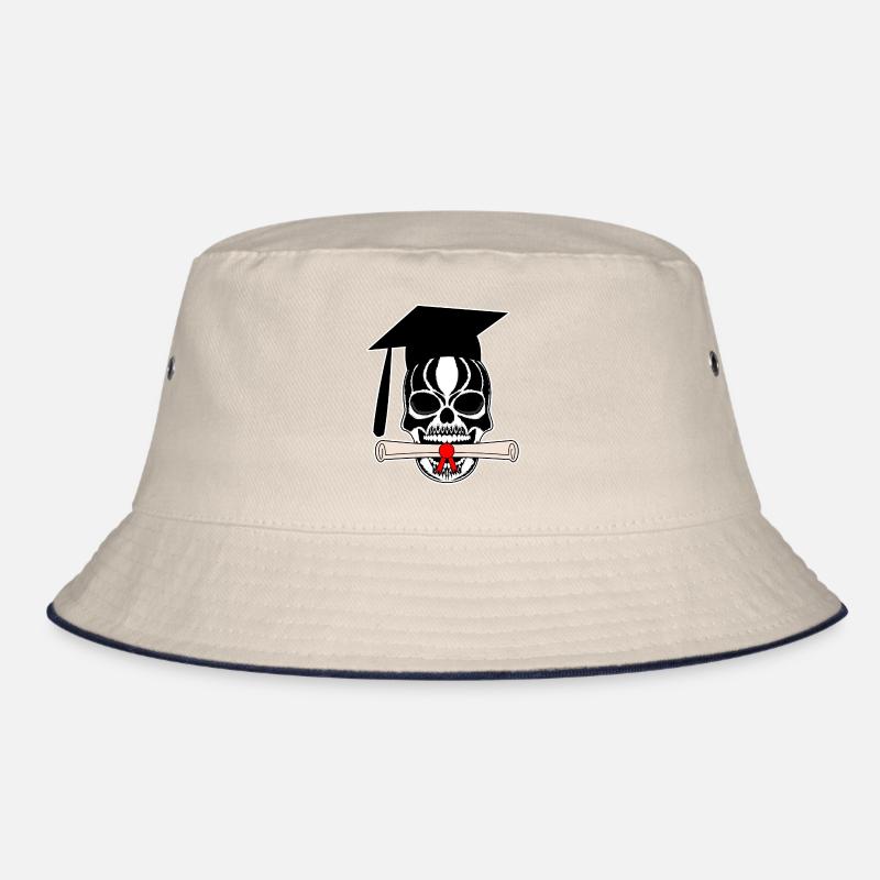 Totenkopf Abschluss Bucket Hat