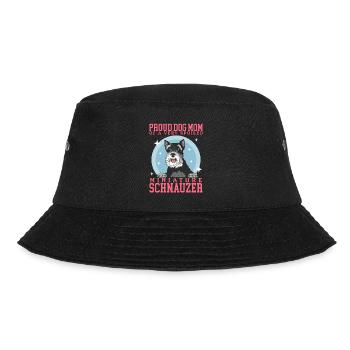 Zwergschnauzer Mom Schnauzer Hundemama Geschenk - Bucket Hat - Schwarz - Vorne - Lela (165cm)