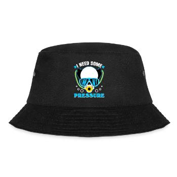 Diver Joke Sport Diver Diving - Bucket Hat - black - Front - Lela (165cm)