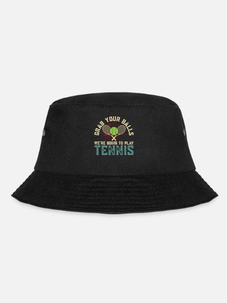 Tennis - Bucket Hat - Schwarz