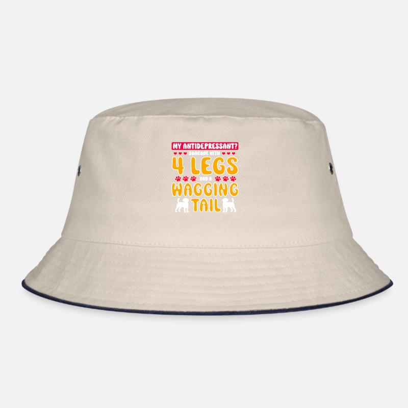 My Antidepressant Someone With 4 Legs And A Tail Bucket Hat